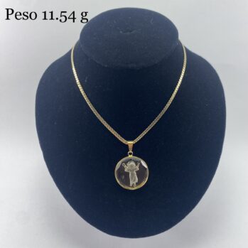 Cadena de serpiente con dije
