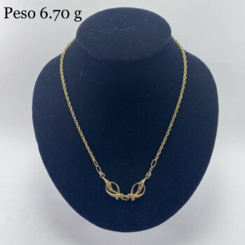 Cadena de cordón con dije