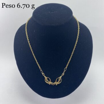 Cadena de cordón con dije