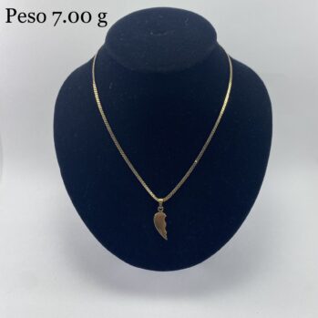 Cadena de serpiente con dije