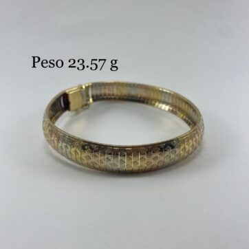 Brazalete de tres oros